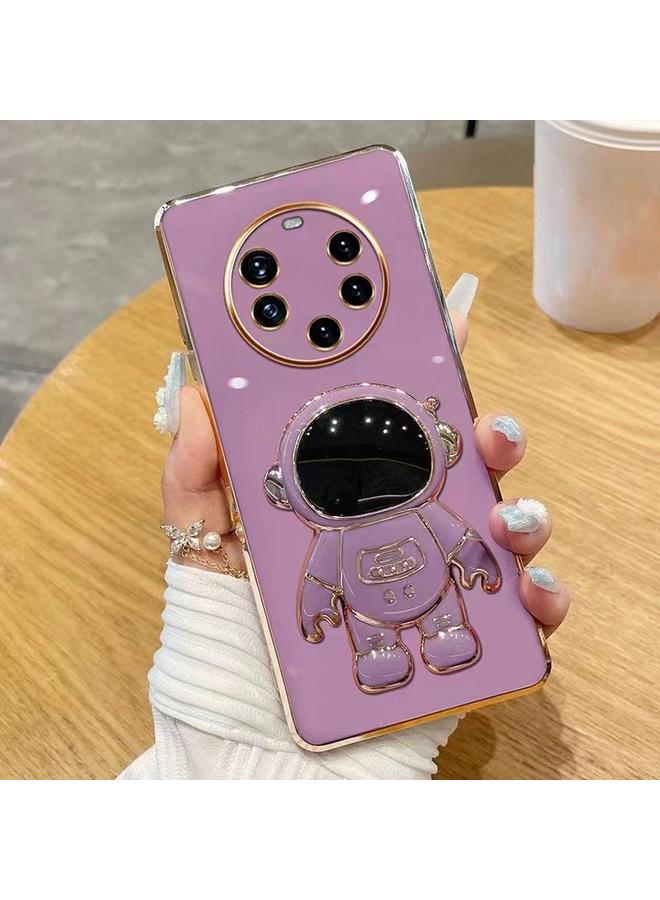 S-TOP Case For Huawei Mate 40 Pro+ Electroplating Astronaut Holder Phone Case - Image 1