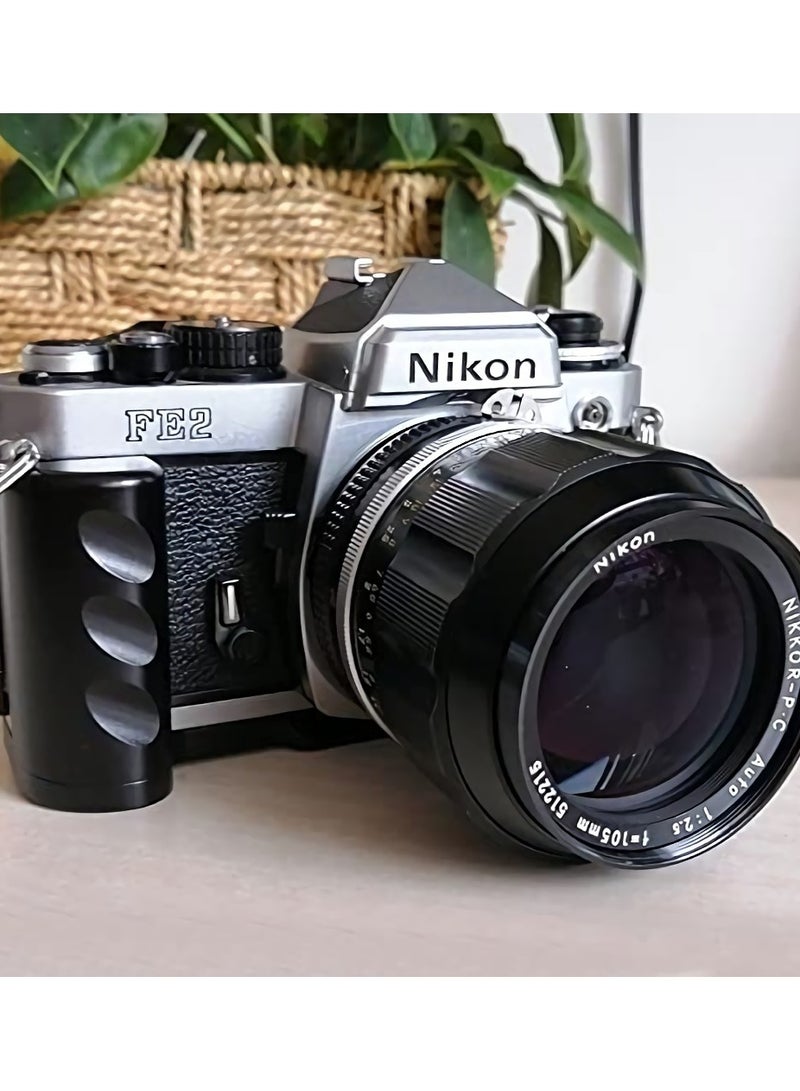 SYOSI Quick Release Plate Base Grip Handle, for Nikon FM2 FM3 FE FE2 FM Camera, fit for Arca Swiss Ballhead, Black  - Image 3