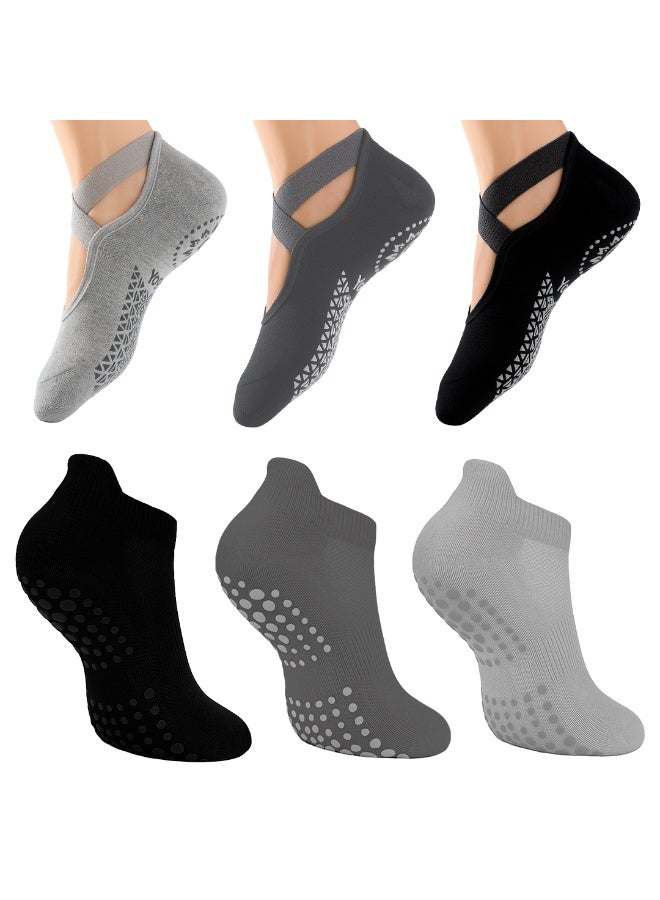 برنيسي طقم جوارب يوجا رمادي - Image 1