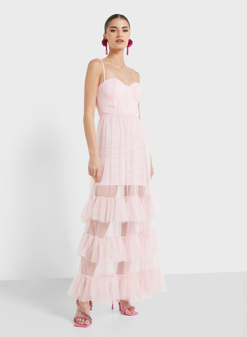 Ginger Tiered Tulle Dress - Image 4