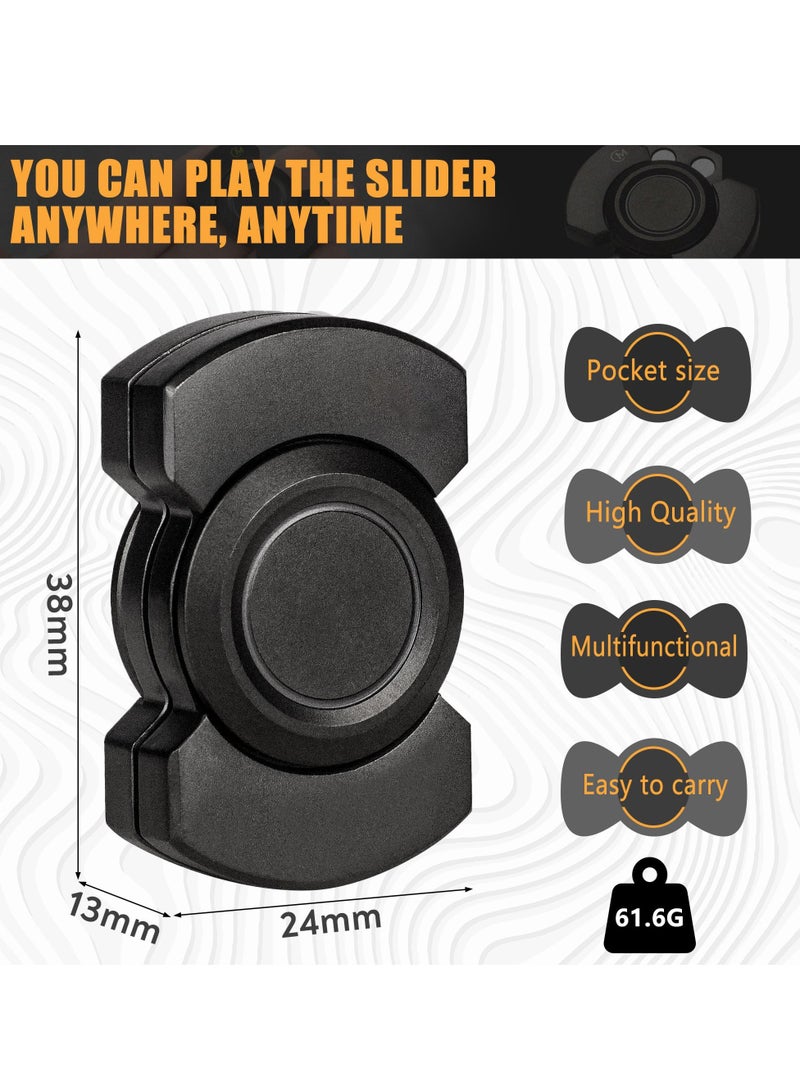 Excefore Premium Metal Fidget Slider and Fidget Spinner Toy, for Adults and Children Little Magnetic EDC,Mini Shuffle Toy for Adult Men Women - Image 5