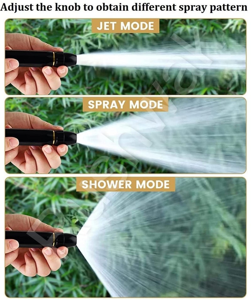 Rushwak Water Spray Gun for Car Wash Bike Washing Gun for 1/2" Hose Pipe High Pressure Water Gun Nozzle Adjustable Car Washer Gun Brass Jet Water Spray Nozzle for Garden & Window, 10 x 2 Cm - Image 4