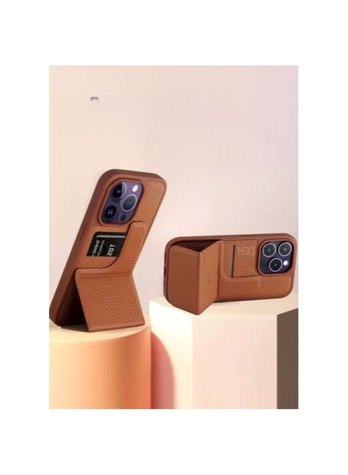 HDD 14 Pro Elegant and Luxury Protective Case with Kickstand function and having Card/Cash Holder Slots - Image 2