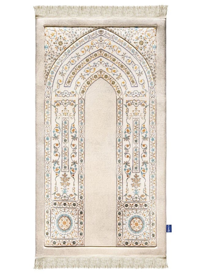 64x120 cm مصلية فاخرة بتصميم محراب إسلامي أنيق - جودة عالية ونقش بارز - Image 3
