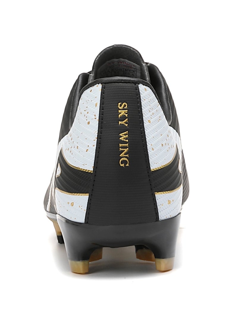 SKY WING Football Cleats Men And Women And Kid,Indoor Outdoor Low Top Soccer Shoes For Boy And Girl Lightweight Shock Resistant Training Boots Professional Turf Shoes Sport Athletic Ground Football Boots  - Image 3