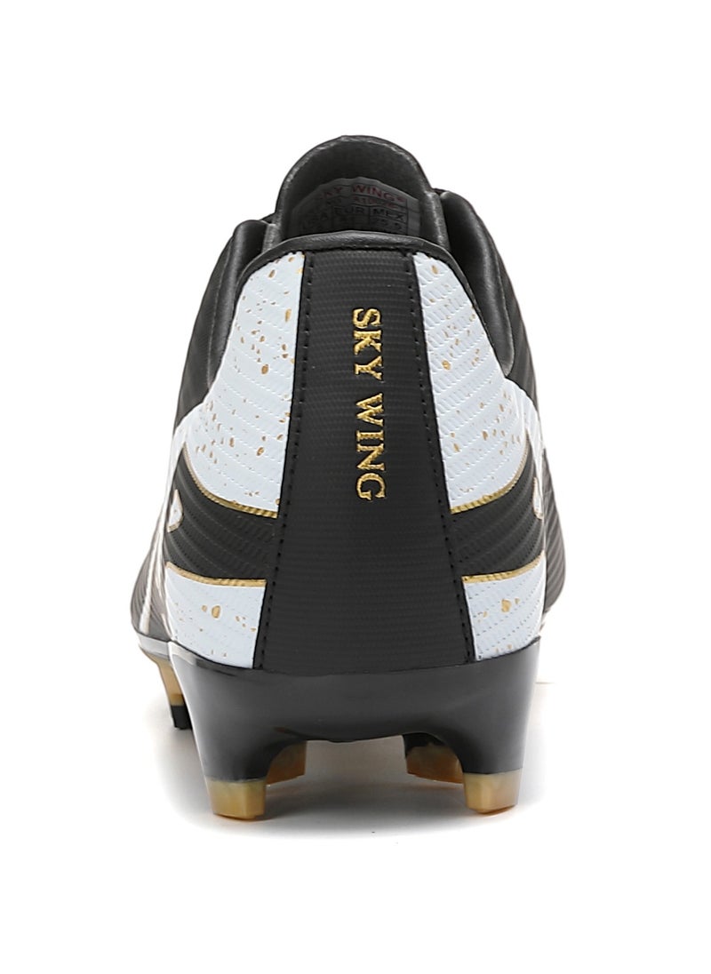 SKY WING Football Cleats Men And Women And Kid,Indoor Outdoor Low Top Soccer Shoes For Boy And Girl Lightweight Shock Resistant Training Boots Professional Turf Shoes Sport Athletic Ground Football Boots  - Image 4