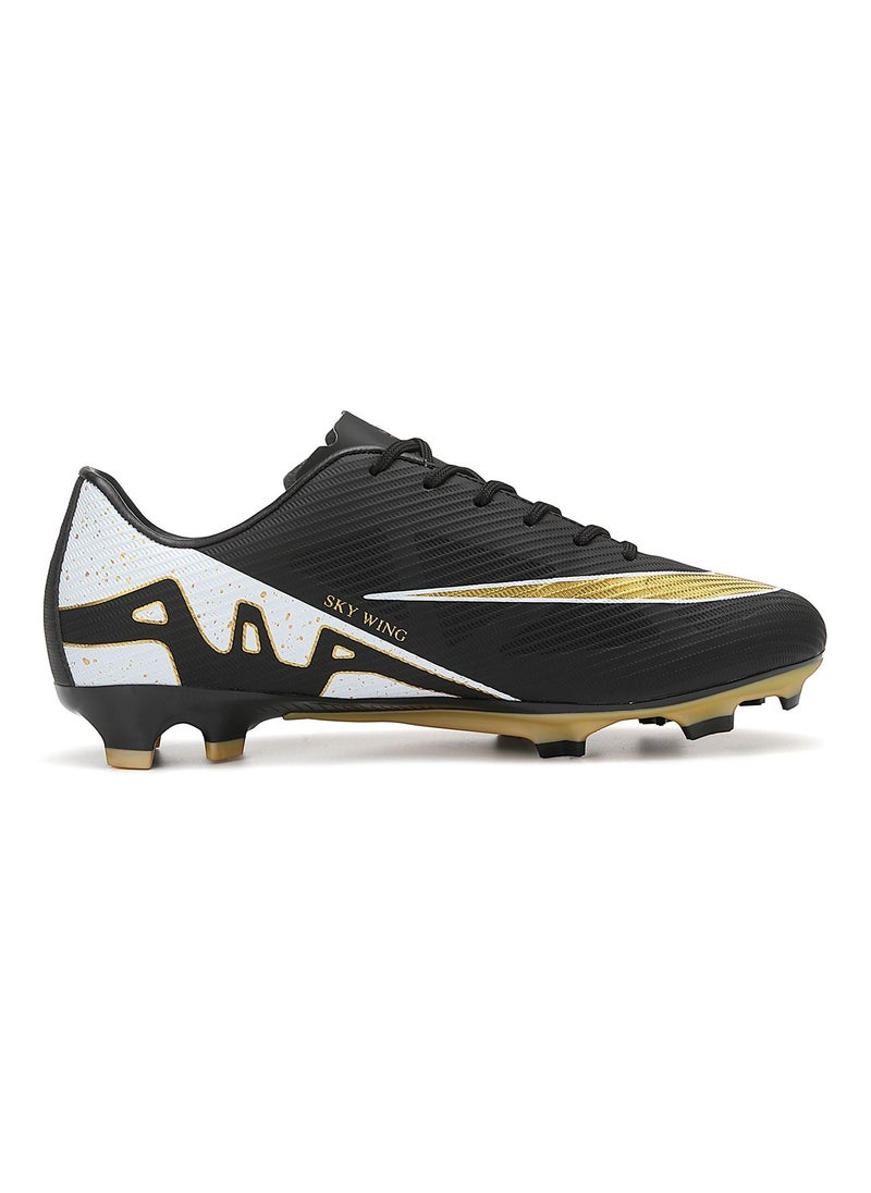 SKY WING Football Cleats Men And Women And Kid,Indoor Outdoor Low Top Soccer Shoes For Boy And Girl Lightweight Shock Resistant Training Boots Professional Turf Shoes Sport Athletic Ground Football Boots  - Image 2