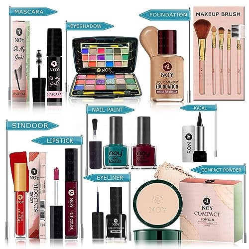 NOY Makeup Kit Combo 15 Pcs For Women Girls Natural Glow (Pack Of-15) #YN283 - Image 1