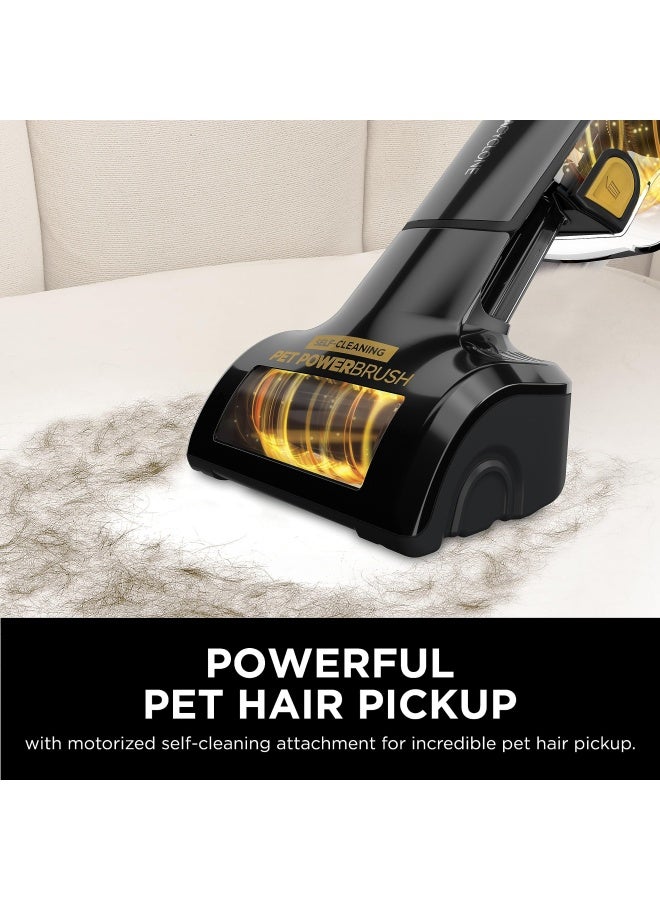 Shark مكنسة شارب الترا سايكلون برو بلس اللاسلكية القوية لشفط الأوساخ للحيوانات الأليفة، مكنسة يدوية للسيارة والمنزل مع فرشاة طاقة وأداة شقوق وفرشاة تنظيف، وعاء غبار XL، أسود CH951 - Image 2