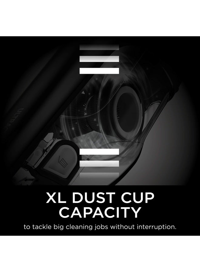 Shark مكنسة شارب الترا سايكلون برو بلس اللاسلكية القوية لشفط الأوساخ للحيوانات الأليفة، مكنسة يدوية للسيارة والمنزل مع فرشاة طاقة وأداة شقوق وفرشاة تنظيف، وعاء غبار XL، أسود CH951 - Image 4