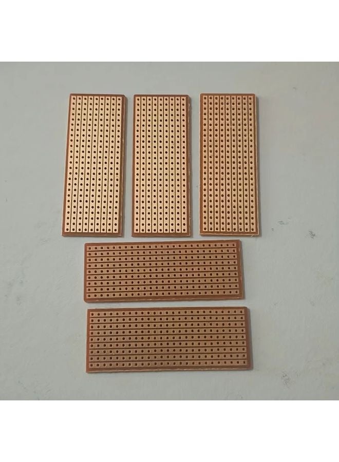 ملحقات الروبوت 5 قطع لوحة دائرة PCB 25x64 مم لوحة مثقبة لوحة تجريبية - Image 1