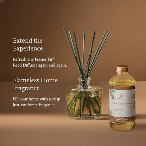 Thymes Reed Diffuser Oil Refill - Diffuser Oils Scents for Home Refill - Use for Reed Stick Room Air Fresheners (Frasier Fir, 7.75 fl oz) - Image 4