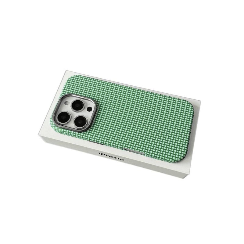 غطاء MagSafe بPC لـ iPhone 14 / 14 Plus / 14 Pro / 14 Pro Max مع حماية من السقوط ومغناطيس قوي مع مقاوم للصدمات مع تغطية كاملة مع ملمس ناعم باللون أخضر مغناطيسي - ModaStar - Image 1