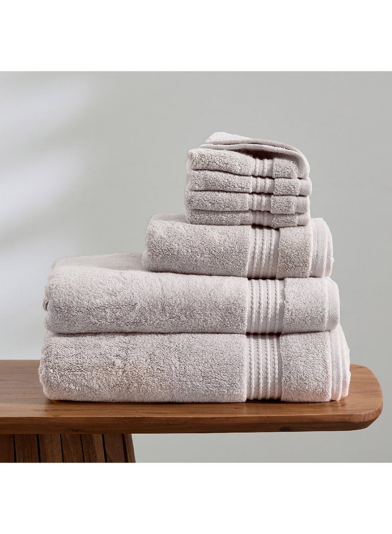 Home Box Cloud Soft Serene Zero Twist 4-Piece Face Towel Set 30 x 30 cm  - Image 4