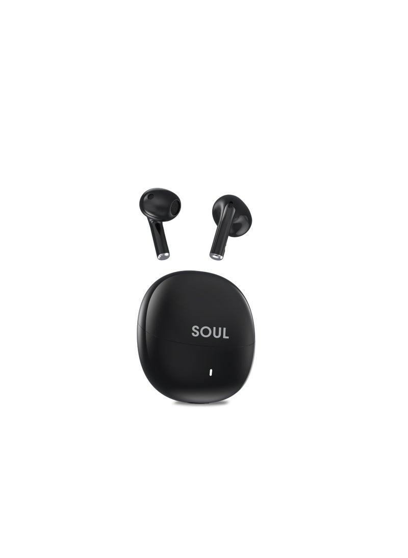 Xcell Xcell Soul17 Signature Wireless Earbuds | 13mm Drivers, Rich Bass, Studio-Quality Sound | 5H Playtime + 100H Standby | Compatible with iOS/Android/Huawei/Laptop | Lightweight, Pocket-Friendly – Black  - Image 2