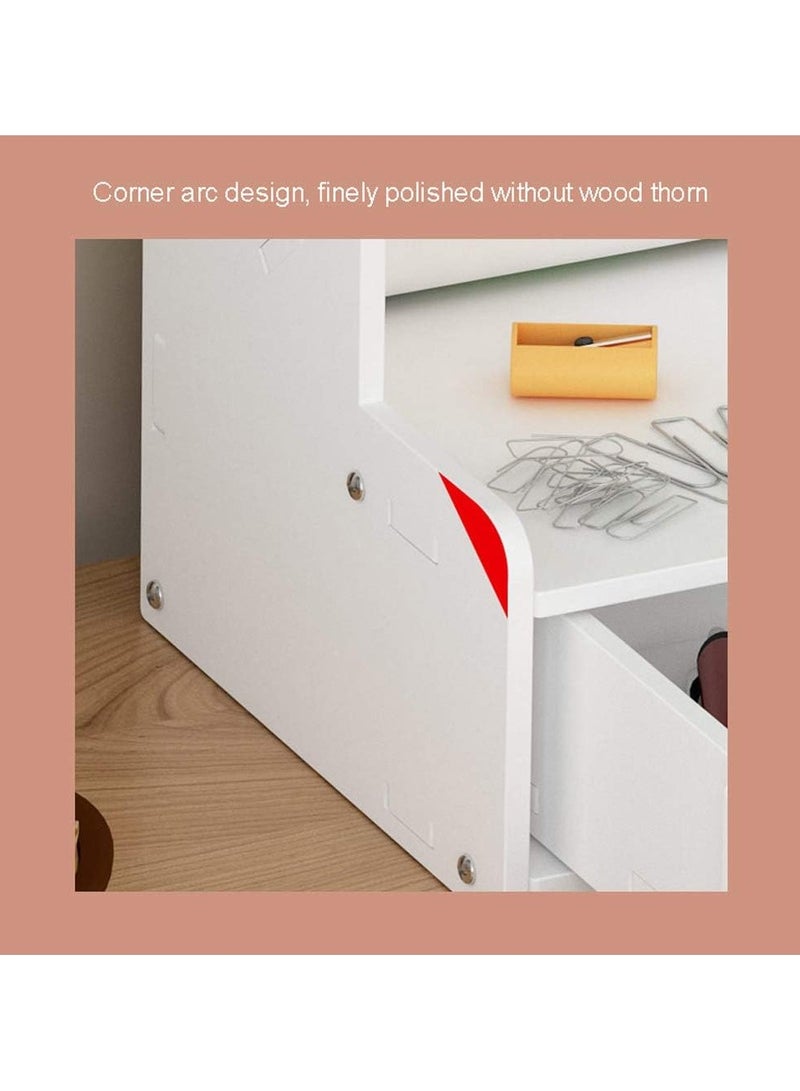 TPGP PVC Pen Holder Box Desk Pen Pot Pen Pencil Holder Desk Organiser,Stationery Storage And Finishing Tray,Desktop Stationary Storage Box,Can Hold A Large Number Pencils/ballpoint Pens - Image 2