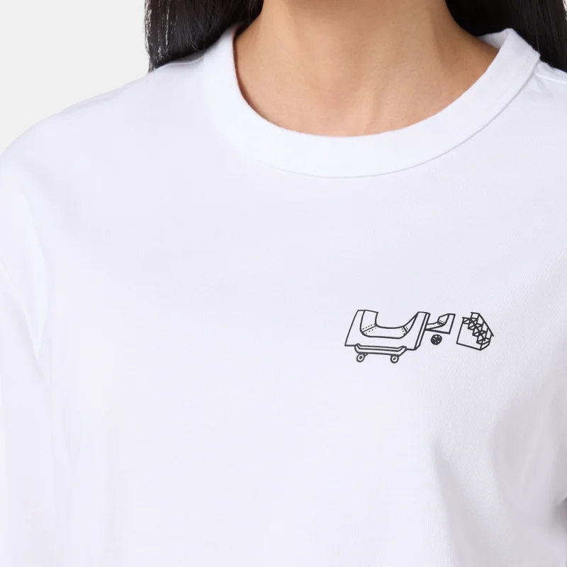 Converse White Skate T-Shirt  | Best Price UAE