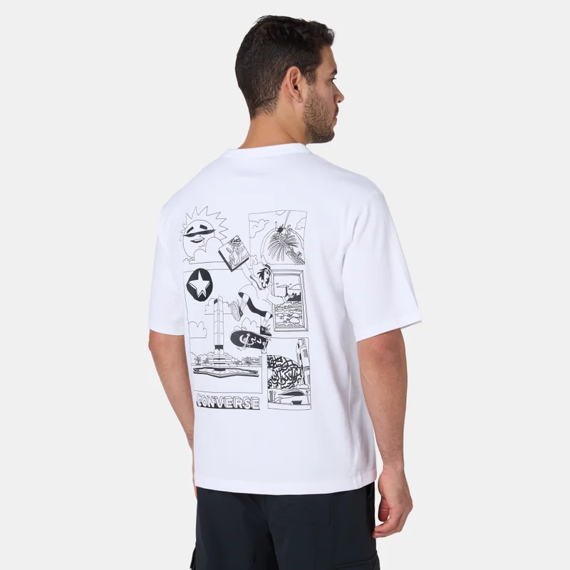 Converse White Skate T-Shirt  | Best Price UAE