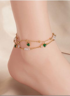 Trendy Gold Stainless Steel Anklet For Women