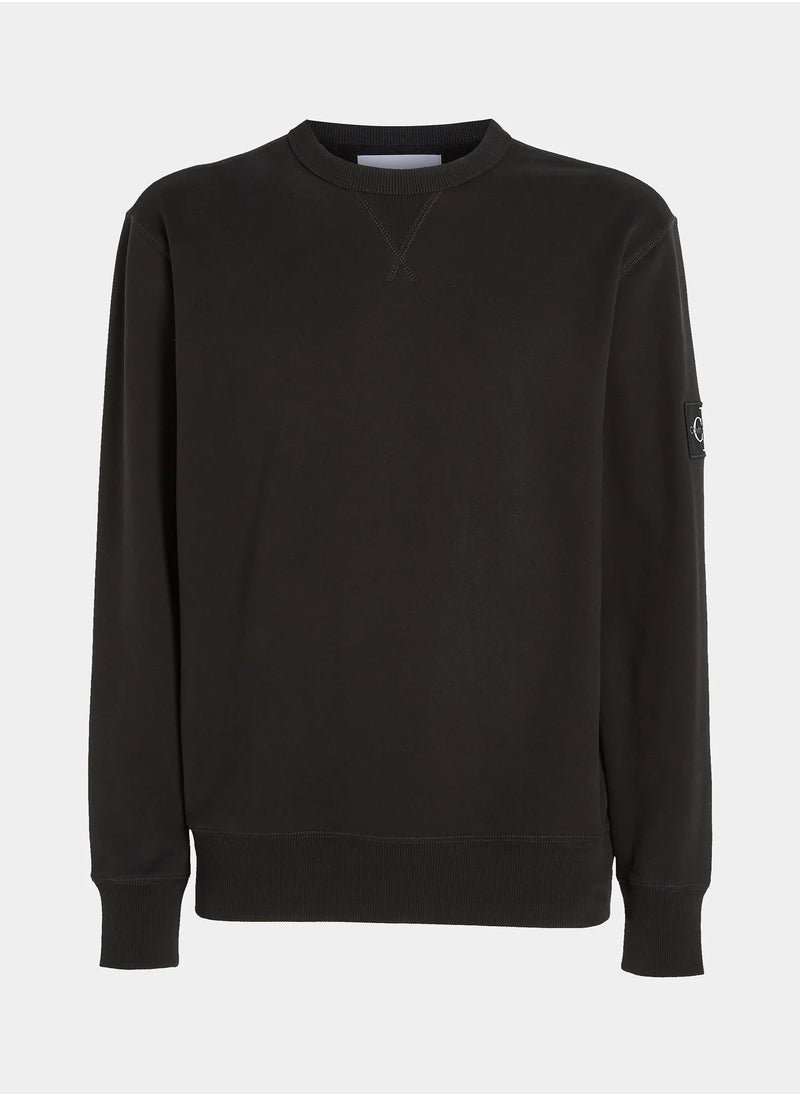 Calvin Klein Jeans Logo Long Sleeve Pullover Sweatshirt  - Image 1