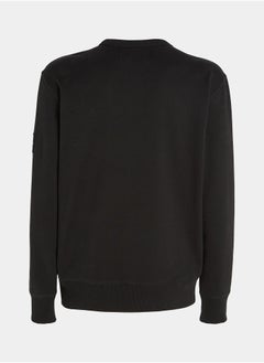 Calvin Klein Jeans Logo Long Sleeve Pullover Sweatshirt  - Image 2
