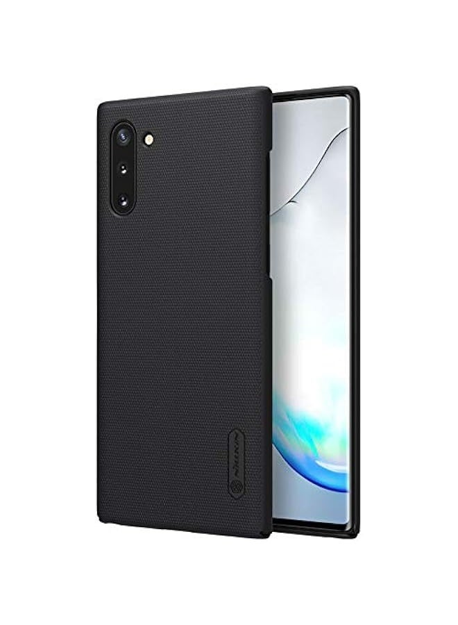 samsung galaxy note 10 nillkin frosted shield hard slim case back cover for samsung galaxy note 10 - black, Note-10-CRY-BLK - Image 1