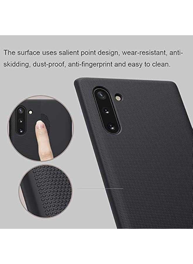 samsung galaxy note 10 nillkin frosted shield hard slim case back cover for samsung galaxy note 10 - black, Note-10-CRY-BLK - Image 3