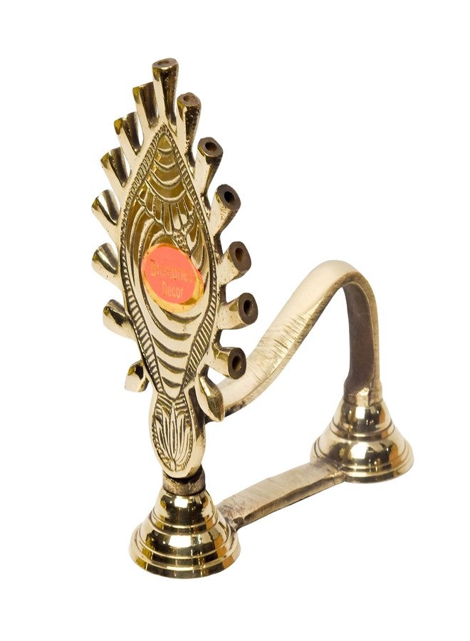 Bhimonee Decor بهيموني ديكور | مصباح نحاسي نقي على شكل صدفة آرتي | ديباك | ديا لأغراض البوجا | 5.5 بوصة | 500 جرام | مصباح نحاسي تقليدي للمنزل والمعبد والاحتفالات الدينية - Image 3
