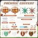 Kasyat 2 Sets Football Balloon Column Stand Kit with 2 Football Foil Balloons 100 Latex Balloons Green and Brown Arch Kit for Floor for First Year Down Birthday Party Themed Decoration - Image 4