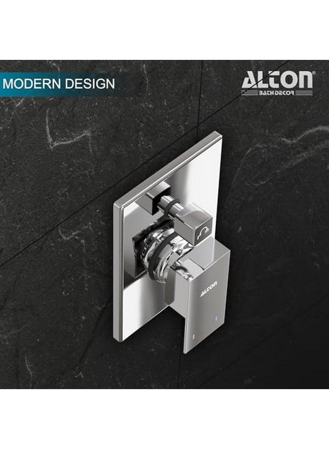 ALTON EDGE, Brass, Concealed Body High Flow Diverter With Exposed Part Kit | Bathroom Shower System | Bathroom Mixer | Chrome Finish - Image 4