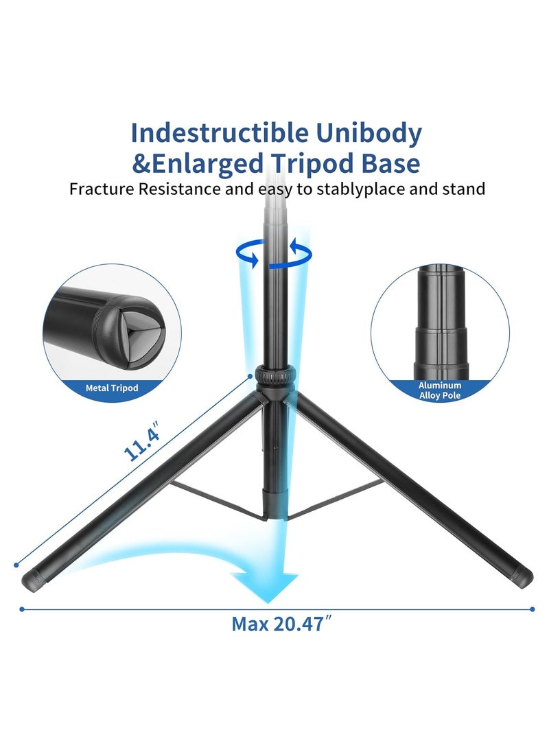 Trendify - 70.86 Inches Extra Long Selfie Stick Tripod, Anti-Shake Selfie Stick with Balance Handle, Tripod Stand with Rechargeable Bluetooth Remote for Mobile Phones, Suitable For Smartphones, Cameras, Vlogging, Photography, and Video Recording - Image 1