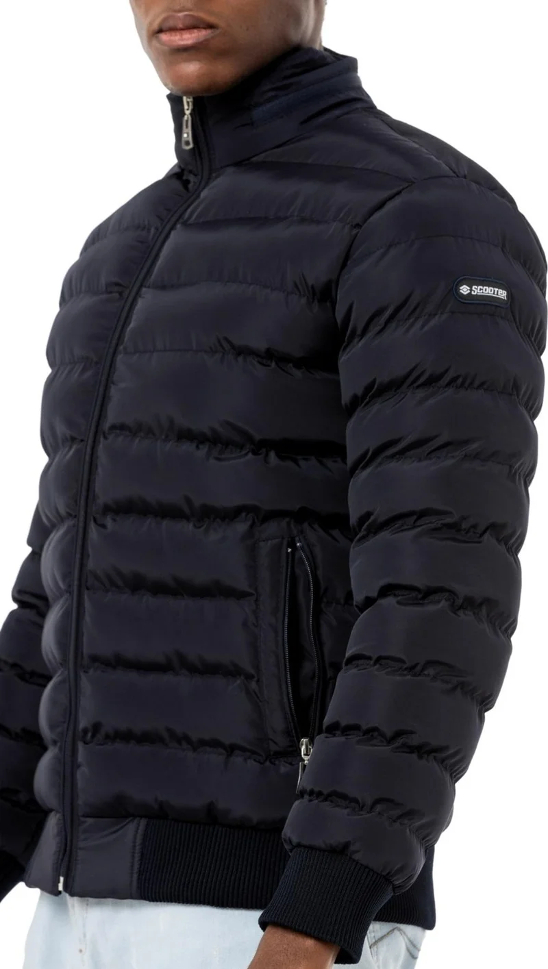 سكوتر Puffer Coat Comfort Navy Blue Men's Coat M1803TL