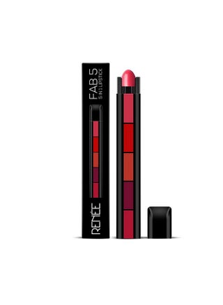 Fab 5 5-In-1 Lipstick 7.5Gm| Five Shades In One| Long Lasting, Matte Finish| Non Drying Formula With Intense Color Payoff| Compact & Easy To Use - pzsku/Z19A4A00CAB90C3553ACEZ/45/_/1733730172/8532edc5-97d7-4803-8c28-c98a8b6cfbd8