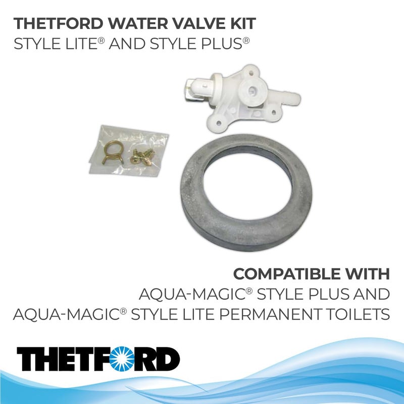 Thetford 34100 Style Lite & Style Plus Water Valve Kit - Image 2