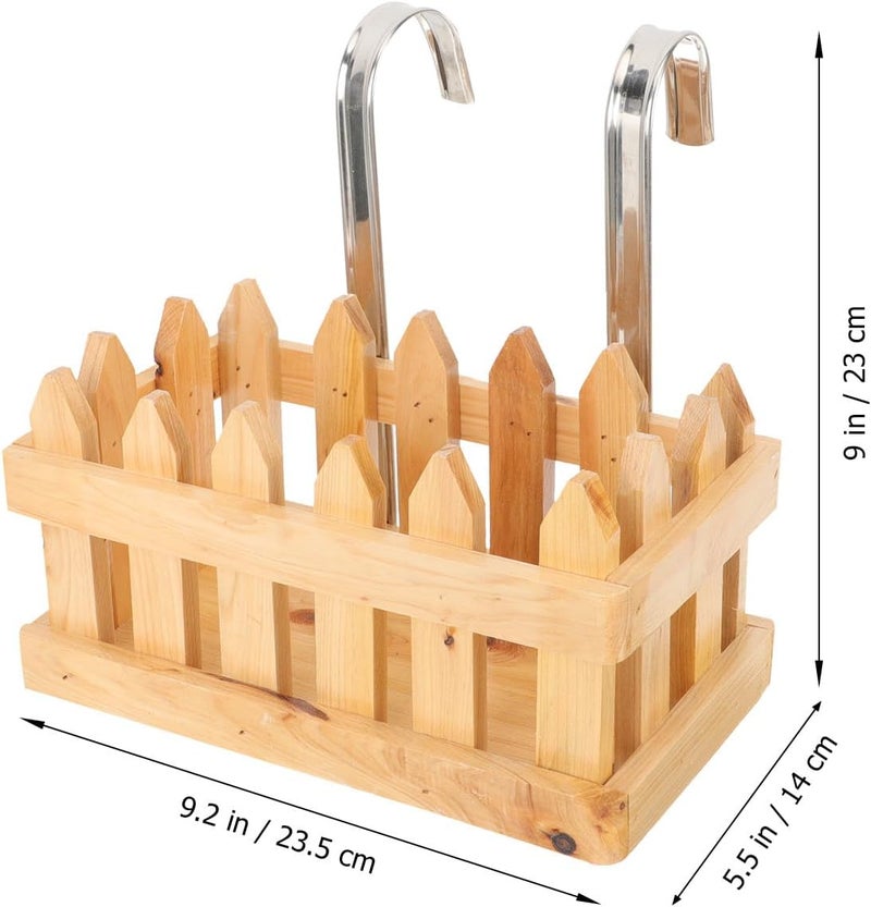 Hemobllo Wooden Bath Bucket Accessories Set with Cedar Water Ladle and Over-the-rim Hanging Storage Basket for Adult Soaking Tub, Bathroom Soap and Shower Supplies Organizer - Image 2
