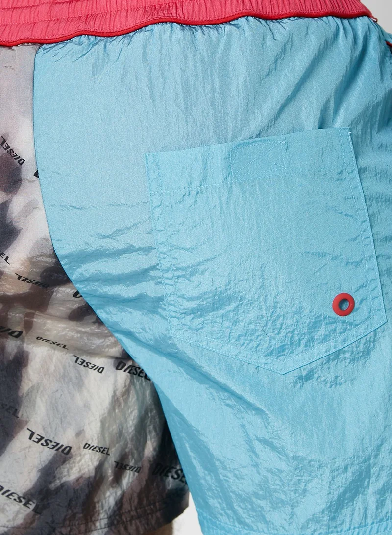 DIESEL Logo Printed Shorts