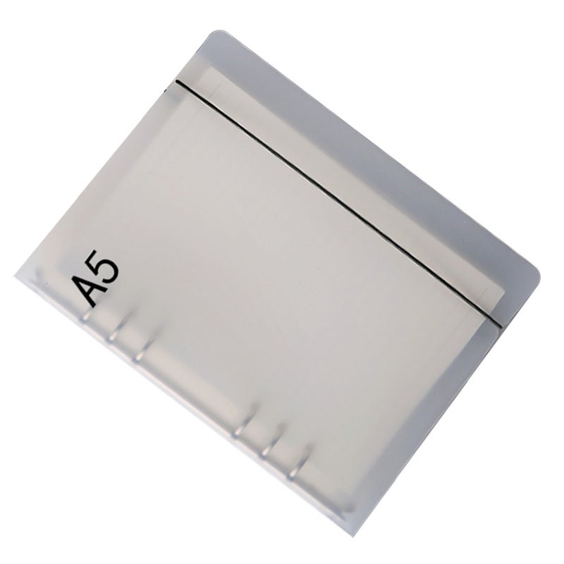 Clear Binder: A5 Matte PP Material - Flexible Multi Hole Design Portable Binder for School Office Meetings Travel - Image 2