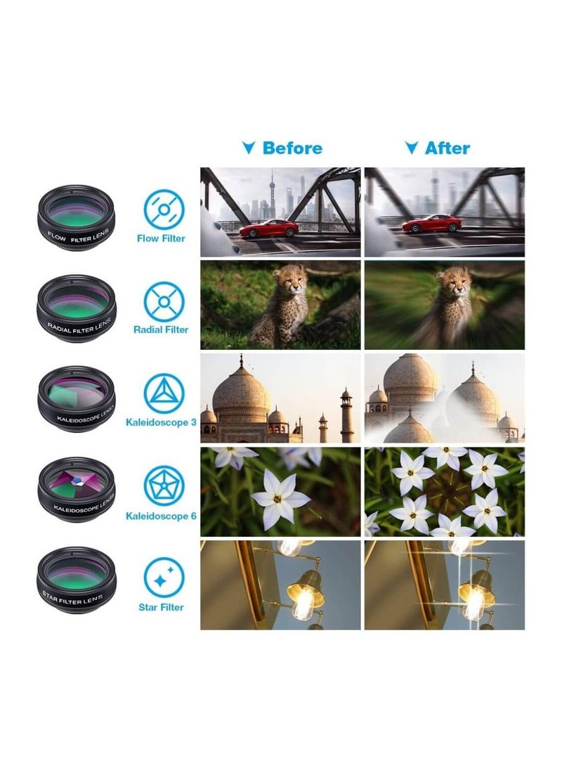 APEXEL Apexel APL-DG10 10 in 1 Cellphone Lens Kit  - Image 4