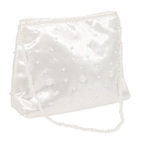 Roman حقيبة ساتان مزينة بالخرز مقاس 5" مع مقبض لؤلؤي - Image 5