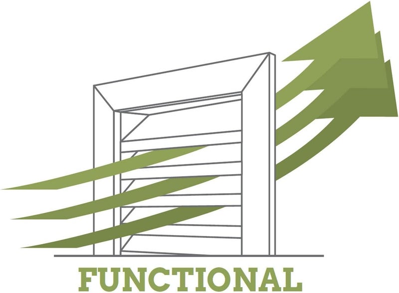 Ekena Millwork GVWVE12X1801SFUWR Vertical Gable Vent Gable Vent, 12"W x 18" (17"W x 23"H Frame Size), Western Red Cedar, Unfinished - Image 3