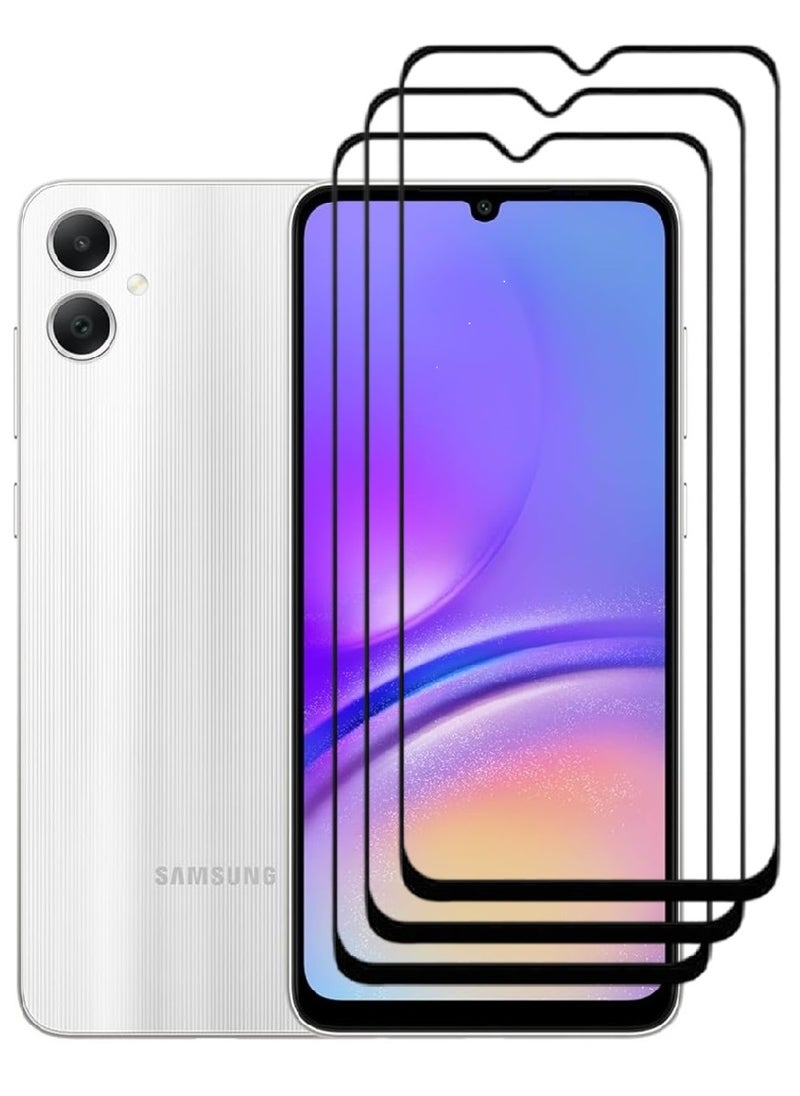 AINA 3 Pieces Tempered Glass Screen Protector 5D Designed For Samsung Galaxy A05 Full Glue Edge to Edge Full Screen Coverage And Bubble Free - Image 1
