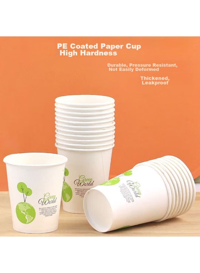 Mengting Disposable Cups, 300 Large 233ml Paper Cups, Business Office Coffee Water Cups, Thickened Paper Cups, Family Pack - Image 5