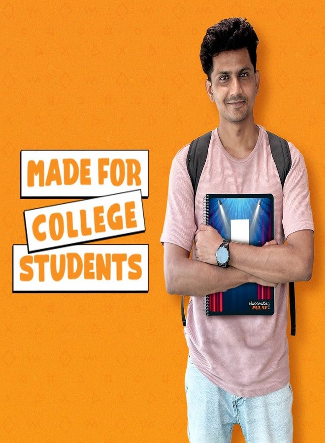 Classmate Pulse 6 Subject Notebook - 302 Pages | Single Line | Spiral Bound Notebook | Soft Cover - Image 5