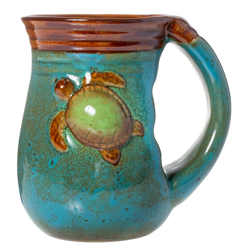 Cape Shore 18oz Stoneware Handwarmer Mug, Turtle - Image 1