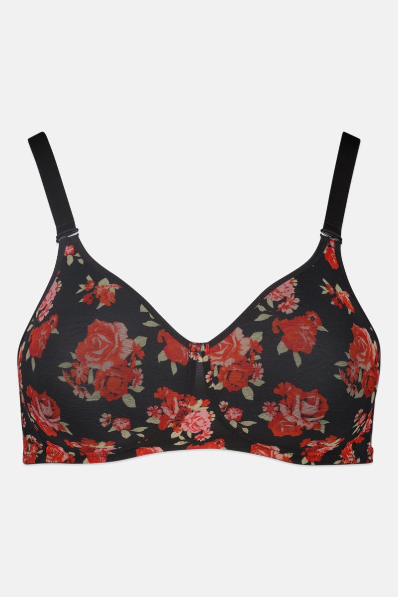 TRIUMPH سوتيان نسائي مزخرف بالكامل مع حشوة خفيفة، متعدد الألوان - Image 1