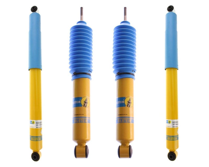 Bilstein بيليشتاين 24-060813 24-060820 مجموعة من ممتصات الصدمات أحادية الأنبوب من سلسلة 4600 أمامية وخلفية تناسب 2001-2010 سيلفرادو سييرا 2500HD 4WD | يحسن جودة الركوب، المناولة والراحة | تركيب مباشر - Image 2