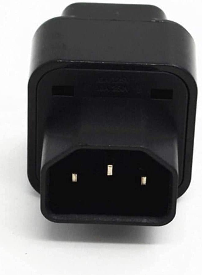 DKURVE® UPS C14 to Universal Female Socket Power Adapter AC Plug (5-PACK) - Image 2