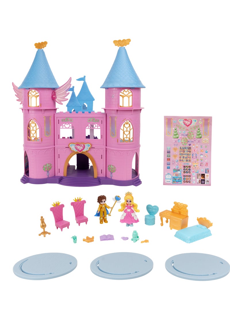 Jazwares Royale High Castle Campus Playset with 3 Floors and 2 3-Inches Figure Dolls | Exclusive Virtual Item Code Included | Collectible Playset | For Fans, Gamers & Collectors! | Official Licensed Product  - Image 3