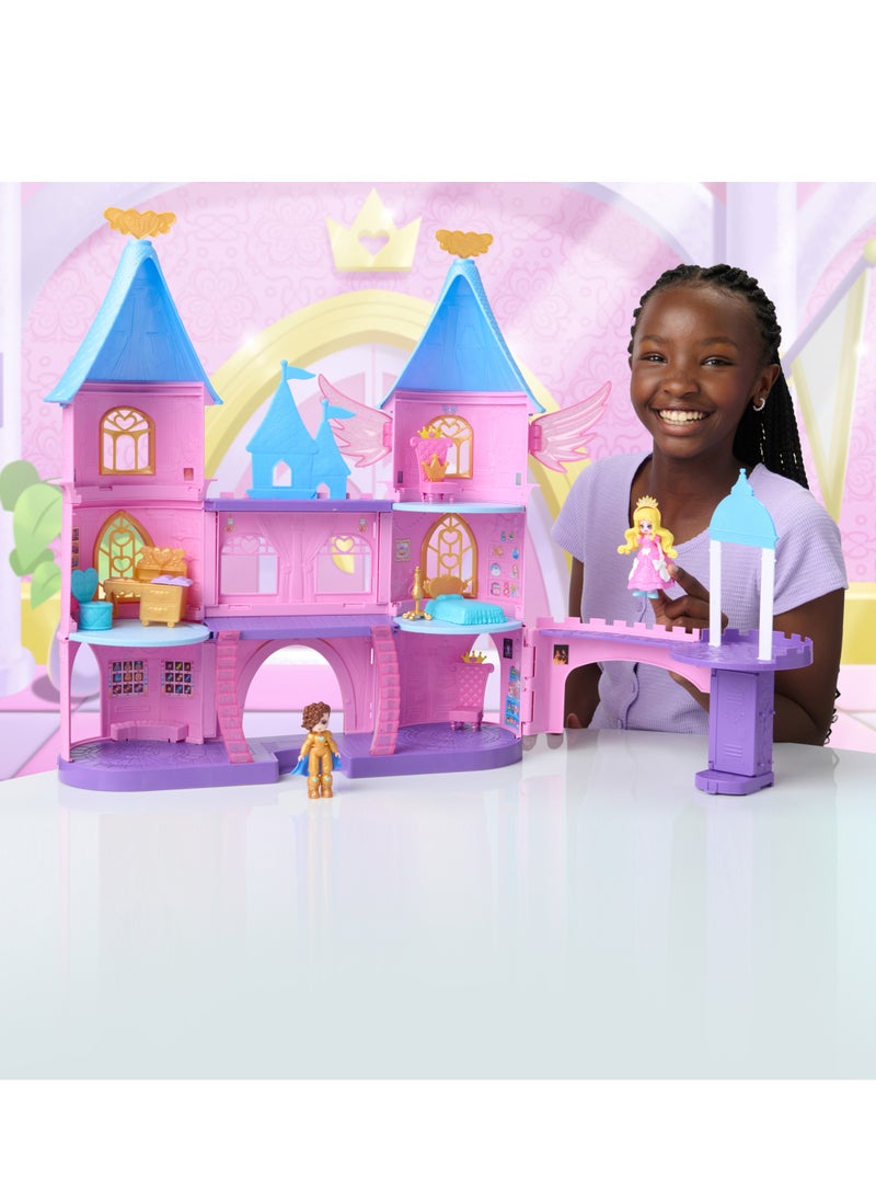 Jazwares Royale High Castle Campus Playset with 3 Floors and 2 3-Inches Figure Dolls | Exclusive Virtual Item Code Included | Collectible Playset | For Fans, Gamers & Collectors! | Official Licensed Product  - Image 4