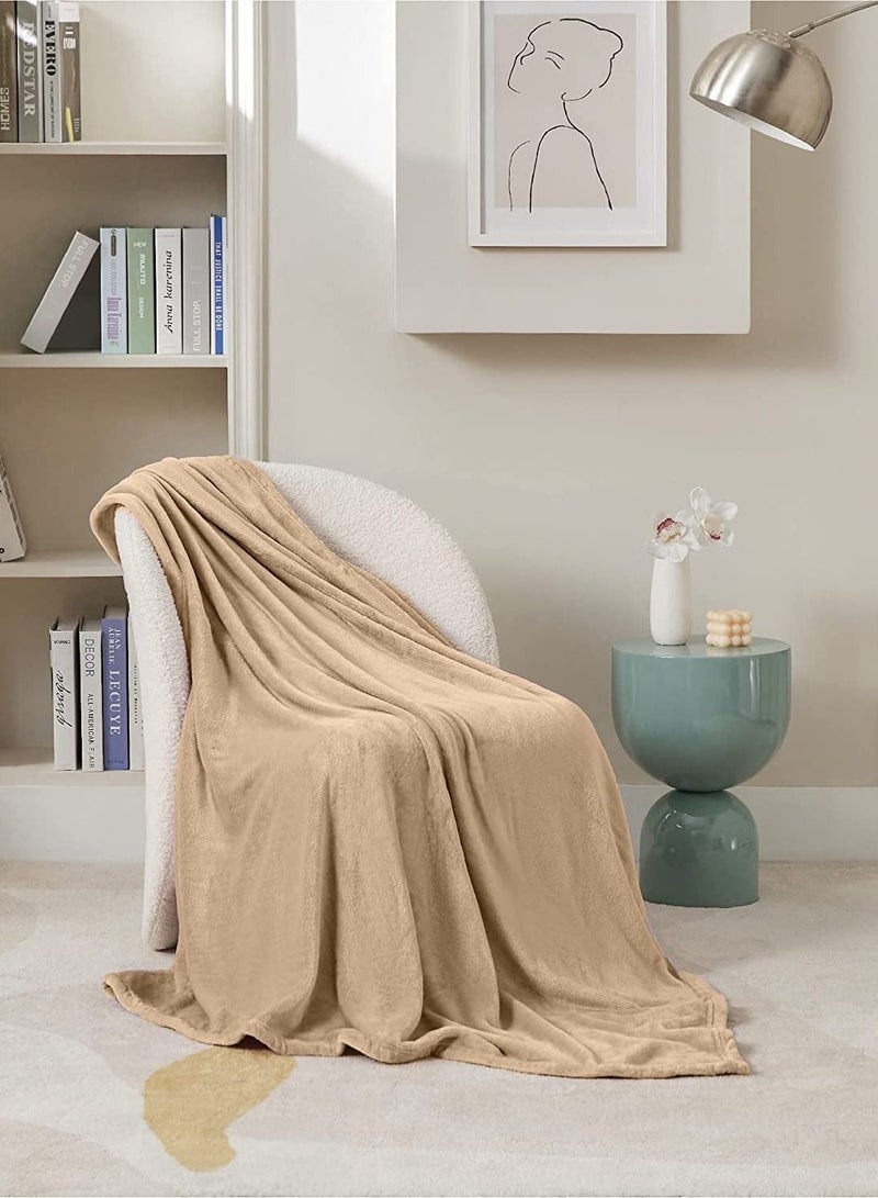 بيير دونا مصنوعة من ألياف البوليستر عالية الجودة بطانية مصنوعة من نسيج بوليستر من الألياف الدقيقة. تصميم مزدوج الجانب يوفر لك حواس مختلفة من النعومة لتحسين نومك تصميم أنيق فريد من نوعه توفر لك بطانية الصوف الفا - Image 2